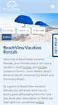 Mobile Screenshot of beachviewvacationrentals.com